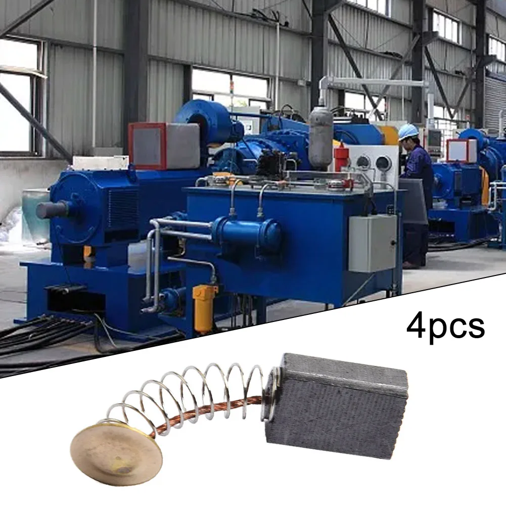 

4 Carbon Brushes for Electric Motors 16 x 12 5 x 6 5mm Replacement Parts Compatible with Circular Saws and Drills