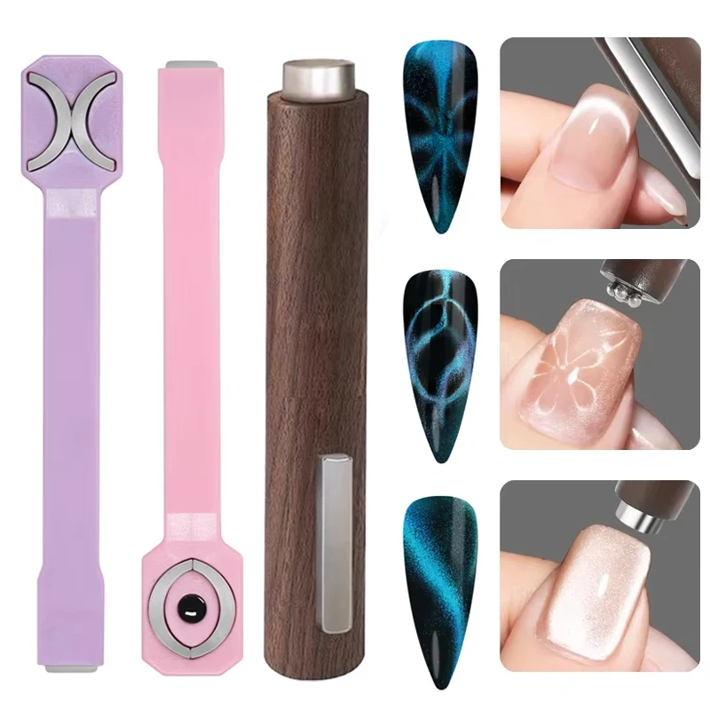 3 In 1 Multifunctional Strong Cat Eye Magnet UV/LED Gel High Quality Nail Magnetic Stick Manicure Art Design Tools Nail Magnet