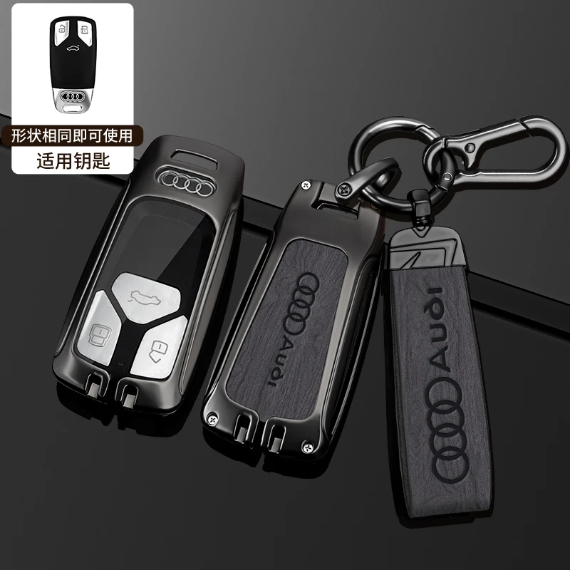 

Car Smart Key Case Cover Shell For Audi A4 B9 A5 A6 8S 8W Q5 Q7 4M S4 S5 S7 TT TTS TFSI RS 8S 2016 2017 2018 Keyless Accessories