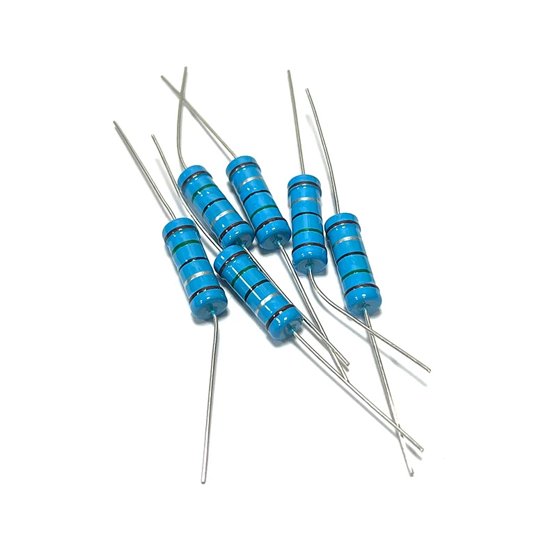 10pcs 3W Metal Film Resistor 1.5R 15R 150R 1.5K 15K 150K 1R5 15 150 Ohm Accuracy 1% Five-Color Ring Resistance 0.1R-910K