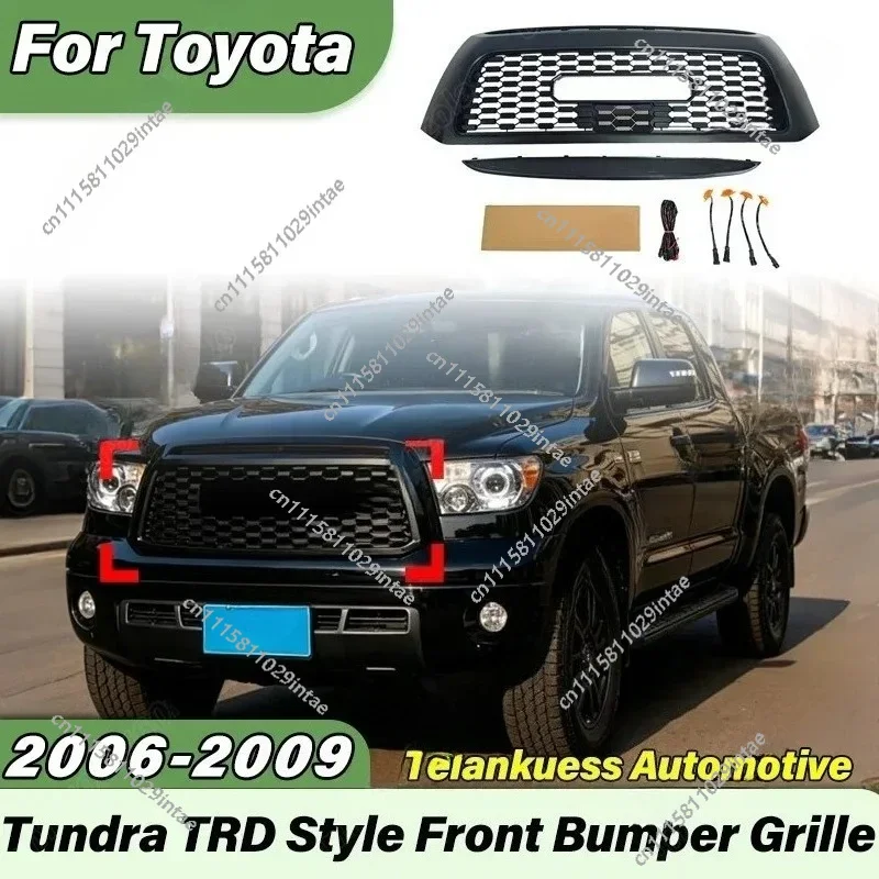 For Toyota Tundra 2006 2007 2008 2009 CAR TRD Style Front Bumper Air Intake Grille Sports Racing Radiator Protective Cover