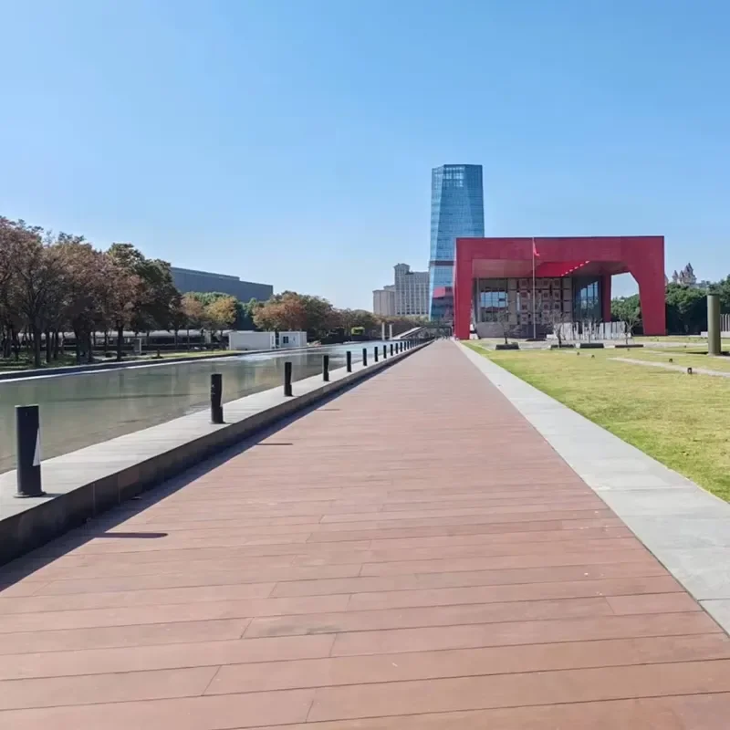 Easy to Clean Patio Flooring Outdoor Composite Decking Outdoor Customized Outdoor Flooring for Walkway Garden Boardwalk