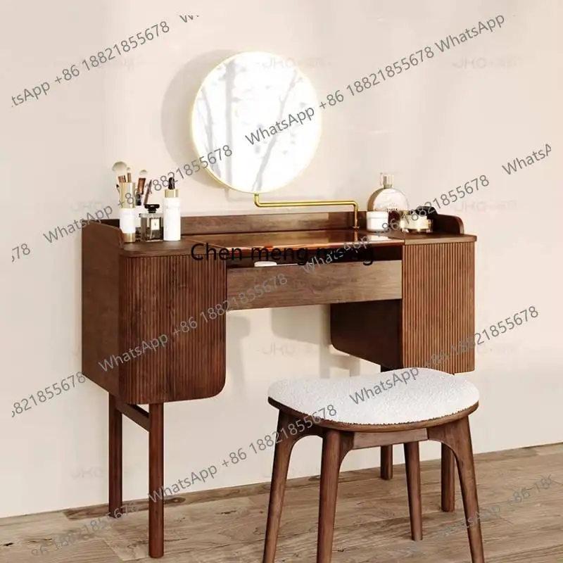 

Girls Luxury Small Vanity Tables White Makeup Woman Unique Corner Dressers Drawers House Storage Coiffeuse De Chambre