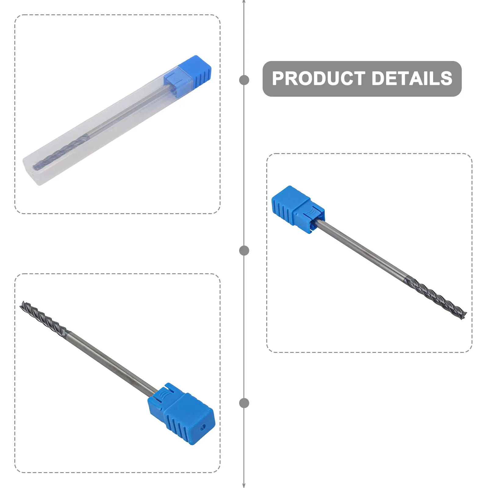 

Изысканный твердосплавный фрезерный инструмент расширенной длины (150 мм) с четырьмя канавками, оптимизированный для резки стали