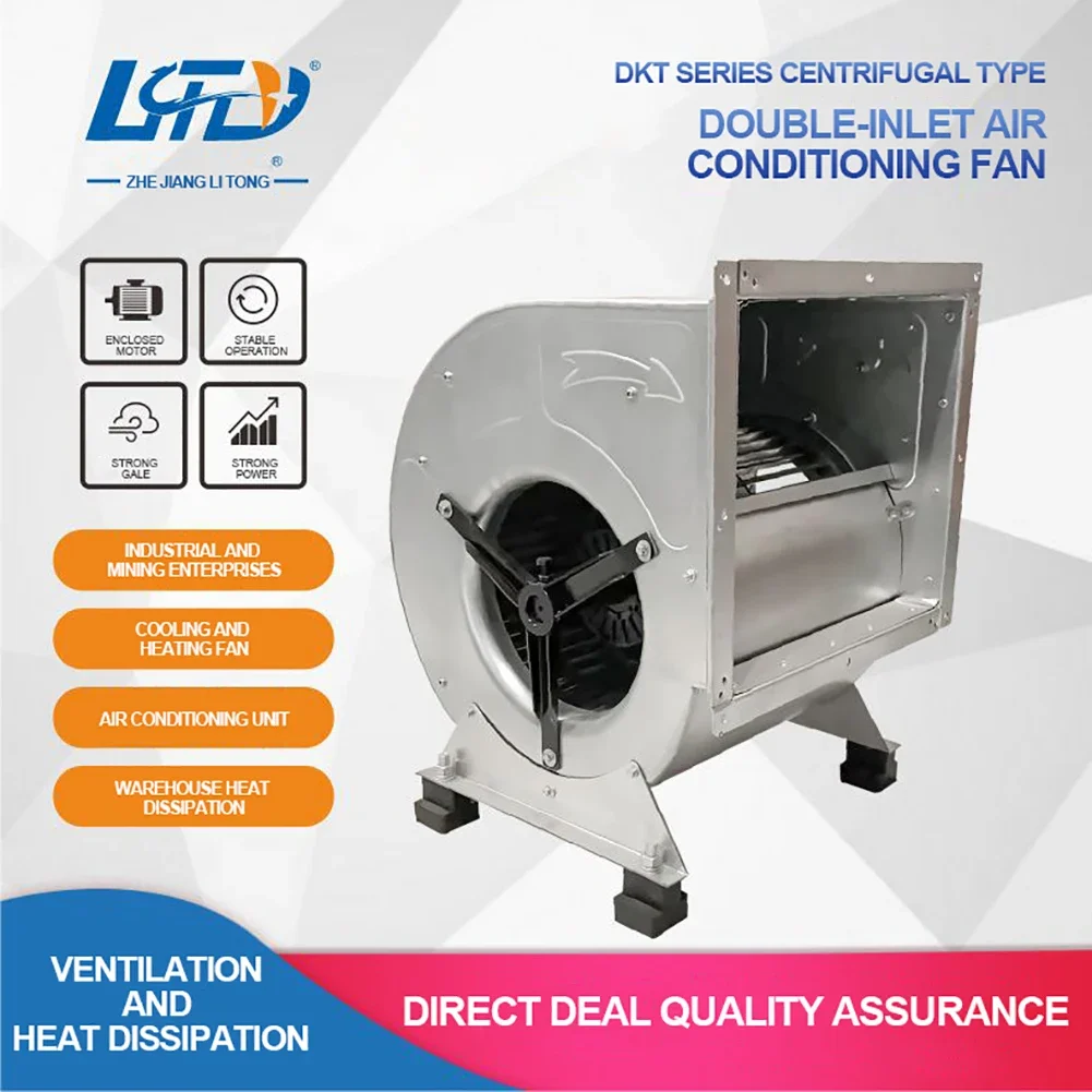 Longwell Высокое давление 1–3-фазный двигатель переменного тока Ec Центробежный вытяжной вентилятор для Аху, отопления, охлаждения, вентиляции
