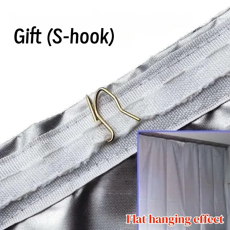 Blackout Curtains Thick Thermal Insulated Window Drapes UV Protection Sun Blocking Curtain for Bedroom Living Room Home Decor