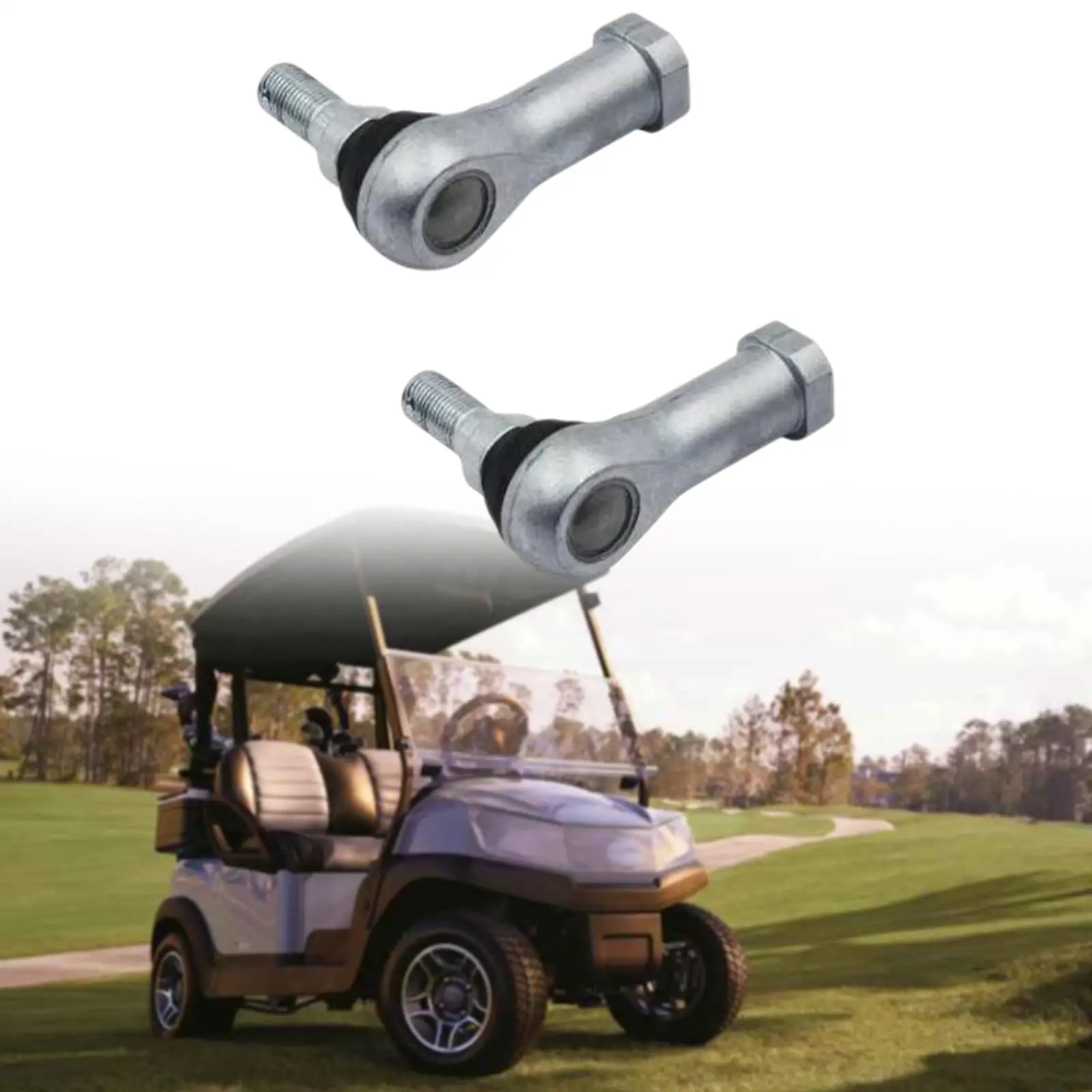 

2 Pieces Golf Cart Tie Rod Ends 102288301 Easy to Install Portable Premium Accessory Direct Replaces for Club Car Carryall