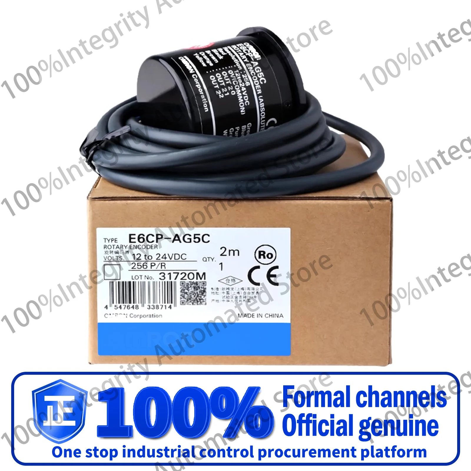 100 % brandneuer optoelektronischer Dreh-Inkrementalgeber E6CP-AG5C E6CP-AG5C-C E6CP-AG3C 256PR 360PR 720PR 1024PR