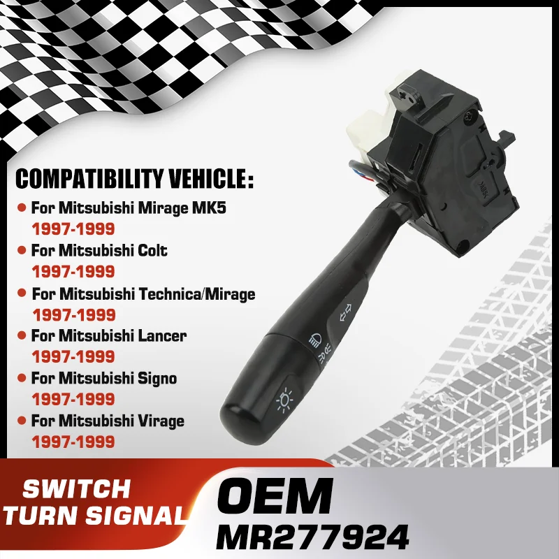 

Car Headlight Stalk Switch For Mitsubishi Mirage Mitsubishi Colt Mitsubishi Technica Mirage Mitsubishi Lancer Mitsubishi Signo