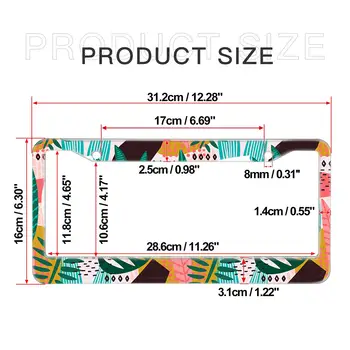 10 best sales Rámec na poznávací značku Volkswagen - №1