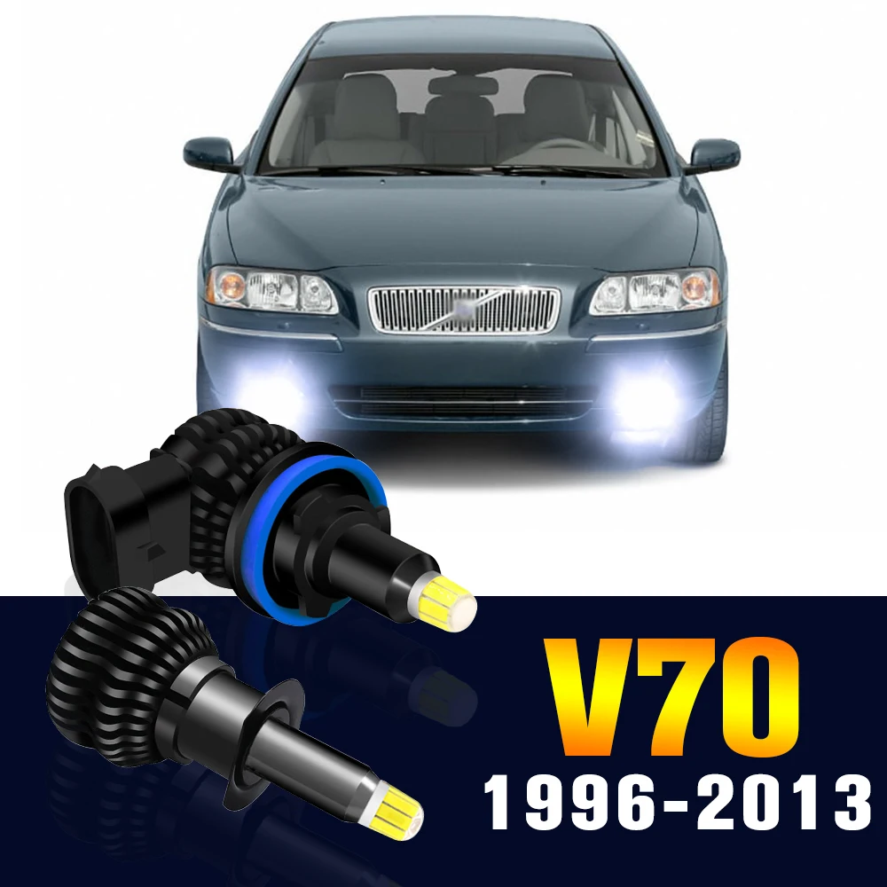 2pcs LED Fog Light Bulb Lamp For Volvo V70 1996-2013 2001 2002 2003 2004 2005 2006 2007 2008 2009 2010 2011 2012 Accessories