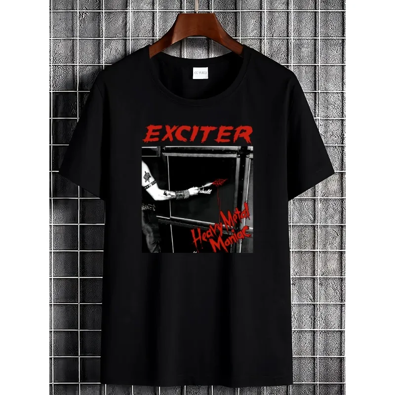 Men'S Graphic T-Shirt Featuring Exciter Heavy Metal Maniac Music