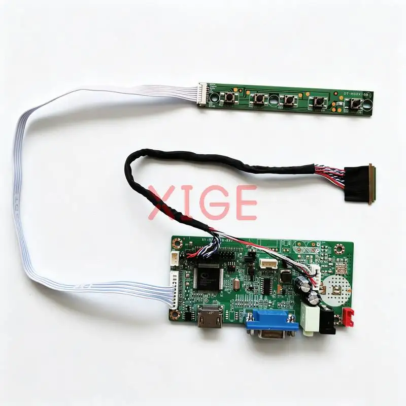 Drive Board Fit LTN140AT02 LTN140AT01 LTN140AT08 LTN140AT07 1366*768 40-Pin LVDS VGA HDMI Laptop Display Screen 1366x768 Kit DIY