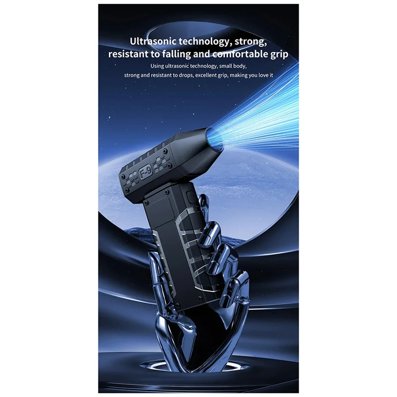 ABKO-Jet Blower Forindoor Turbo Handheld Blower 80000RPM Turbo 100 Gears มอเตอร์แบบไม่มีแปรง