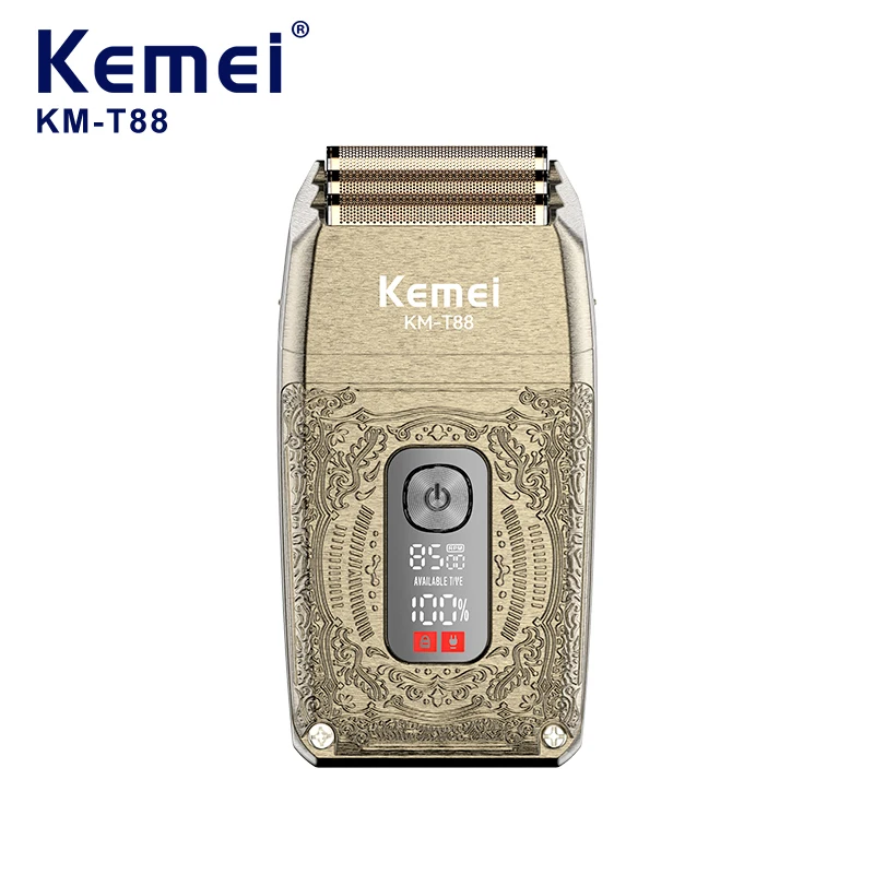 Kemei Rasoio Ricaricabile Macchina Da Uomo Rasoio Elettrico Impermeabile Barbiere Stile Professionale Artigianale Taglio Dei Capelli Barba Trimmer T88