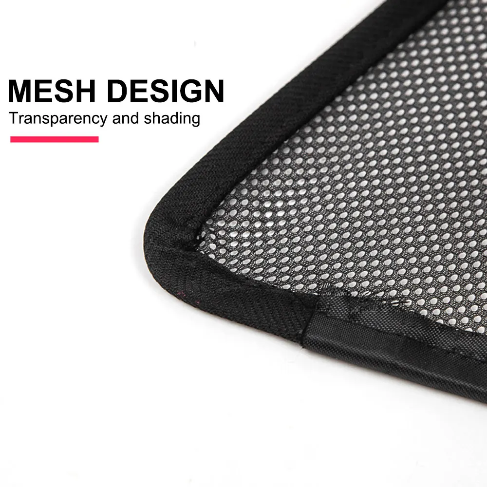 Car Rear Window Sunshade Net, Pequeno Triângulo Sombreamento Mats, Light Blocking Pads, Protector para Tesla Model 3 Y, Auto Acessórios, 2Pcs