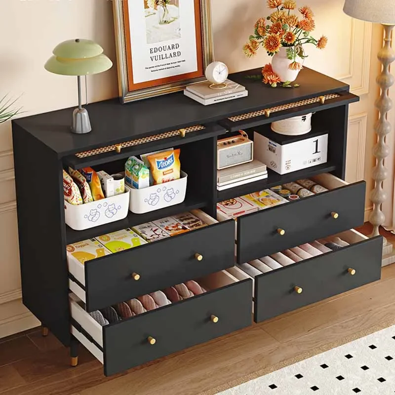 Display Living Room Cabinet Black Multipurpose Sideboard Storage Cabinets Arcade Entryway Szafki Do Salonu Home Furniture