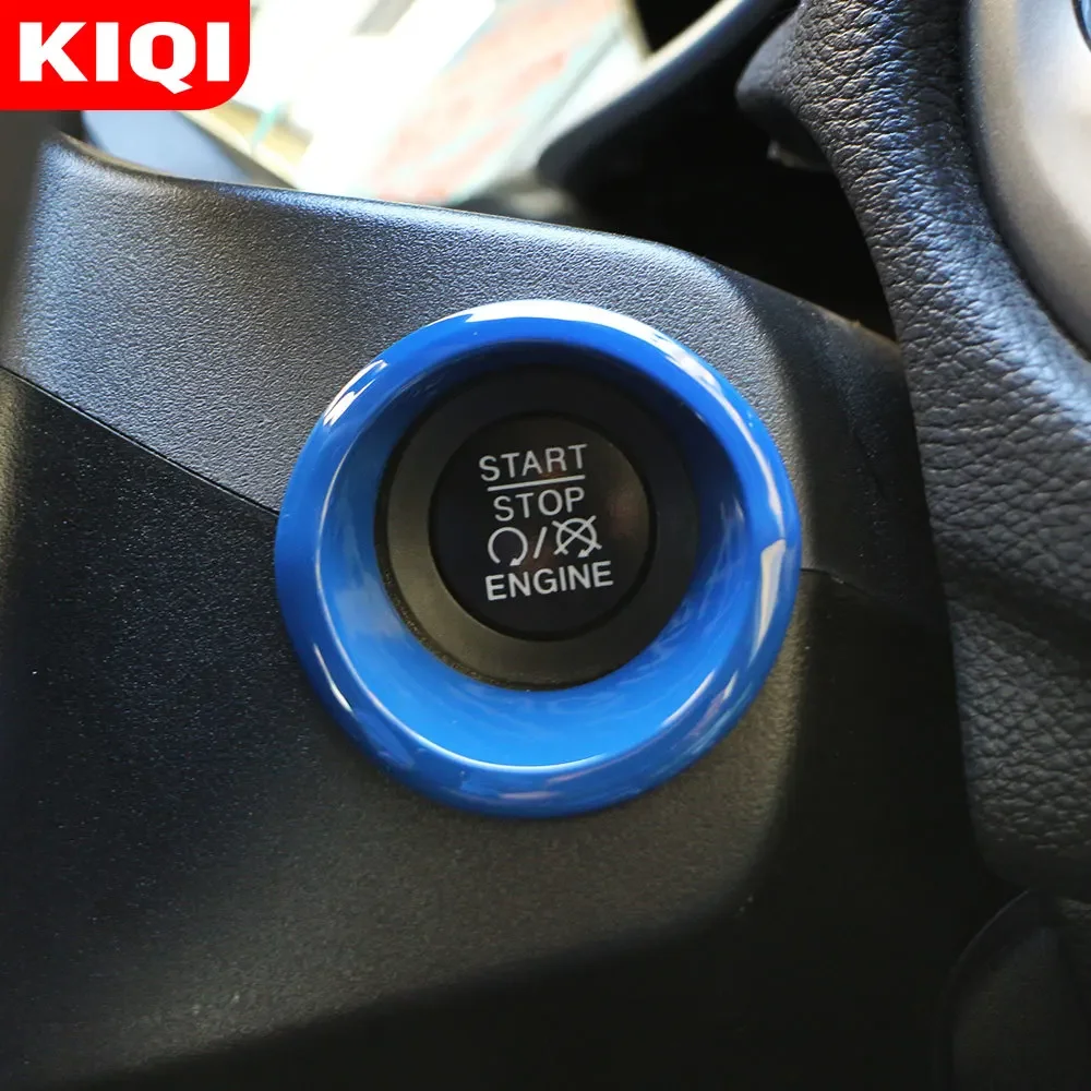 Car Ignition Key Switch Decoration Ring Circle Trim Stickers for Jeep Compass 2th Renegade 2015 - 2020 Accessories