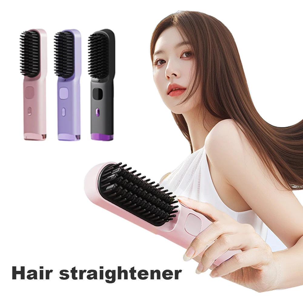 Professional Negative Ion Hair Straightener Mini Hair Straightener Hot Comb Customized Hair Styling Tools Hair Straightener