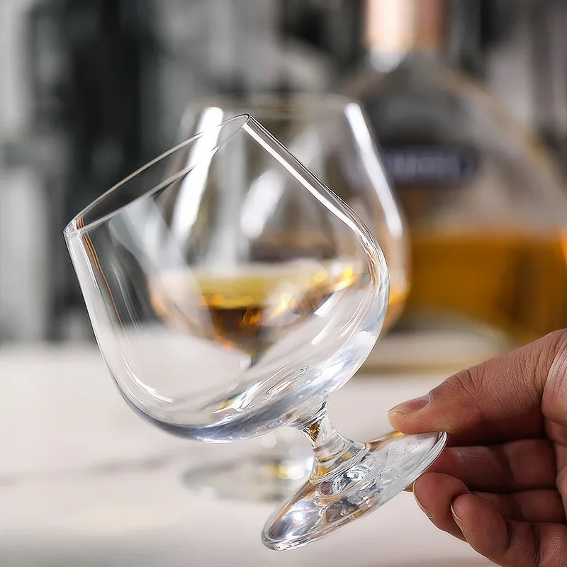 Crystal glass large brandy cup small cognac cup bantam glass foreign wine cup