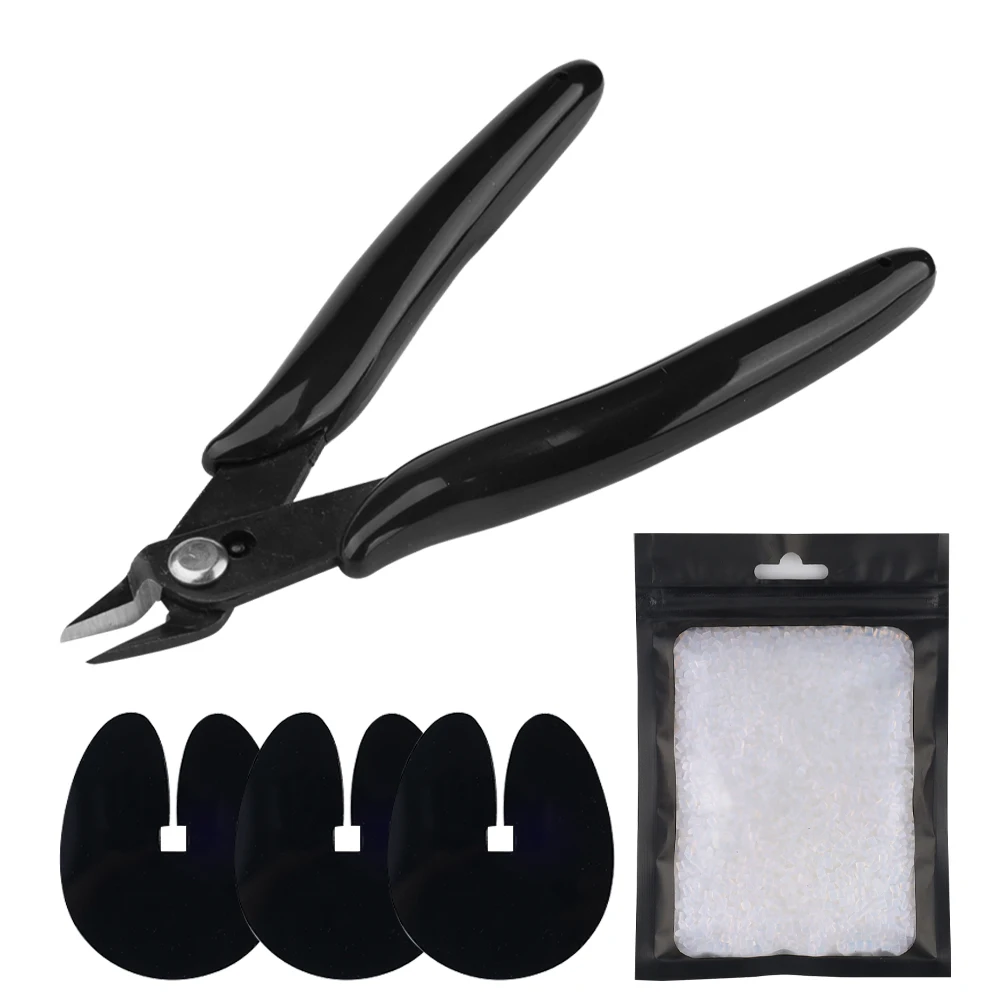 

ARLANY Hair Extension Pliers Kit 50g Italian Keratin Glue for Pre-bonded Extensions K-tip Extensions 3Pcs Acrylic Heat Shield