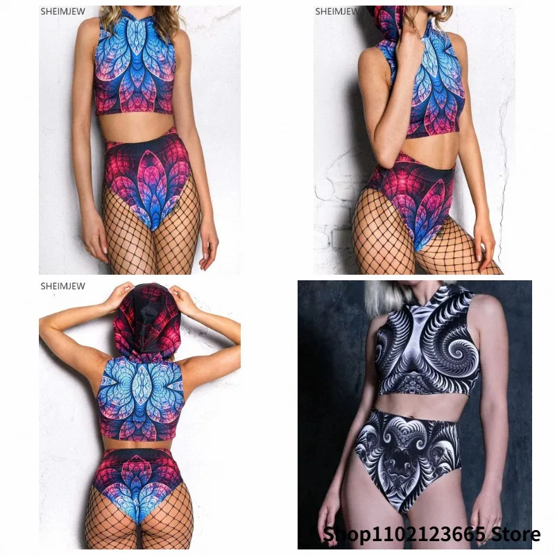conjunto-de-shorts-e-moletom-psicodelico-para-mulheres-tops-sexy-com-decote-exposto-vestido-de-festa-danca-fantasia-de-carnaval