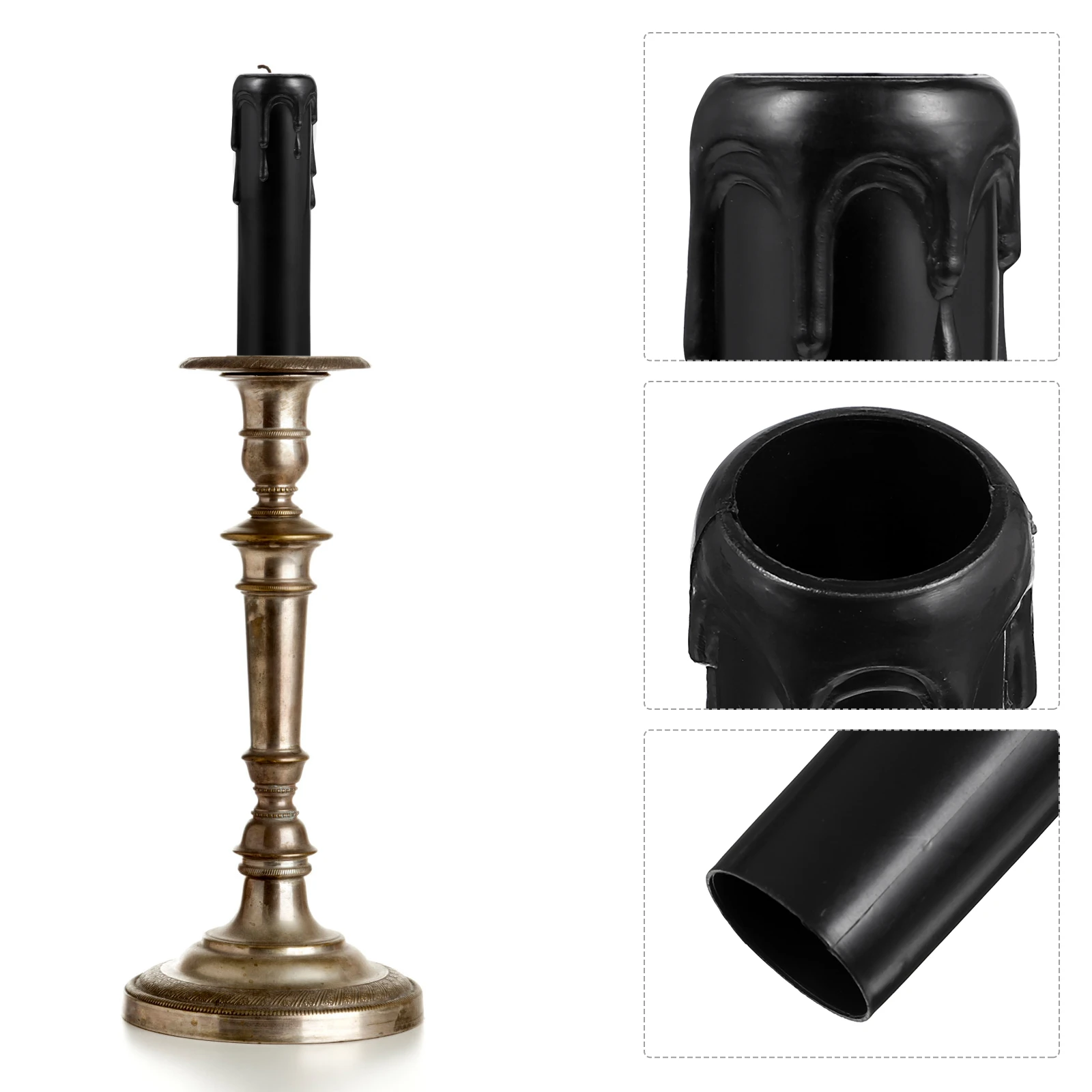 

20Pcs Socket Sleeves Plastic Lightweight Waterproof Retro Style Decorative Chandelier Covers Romantic Atmosphere