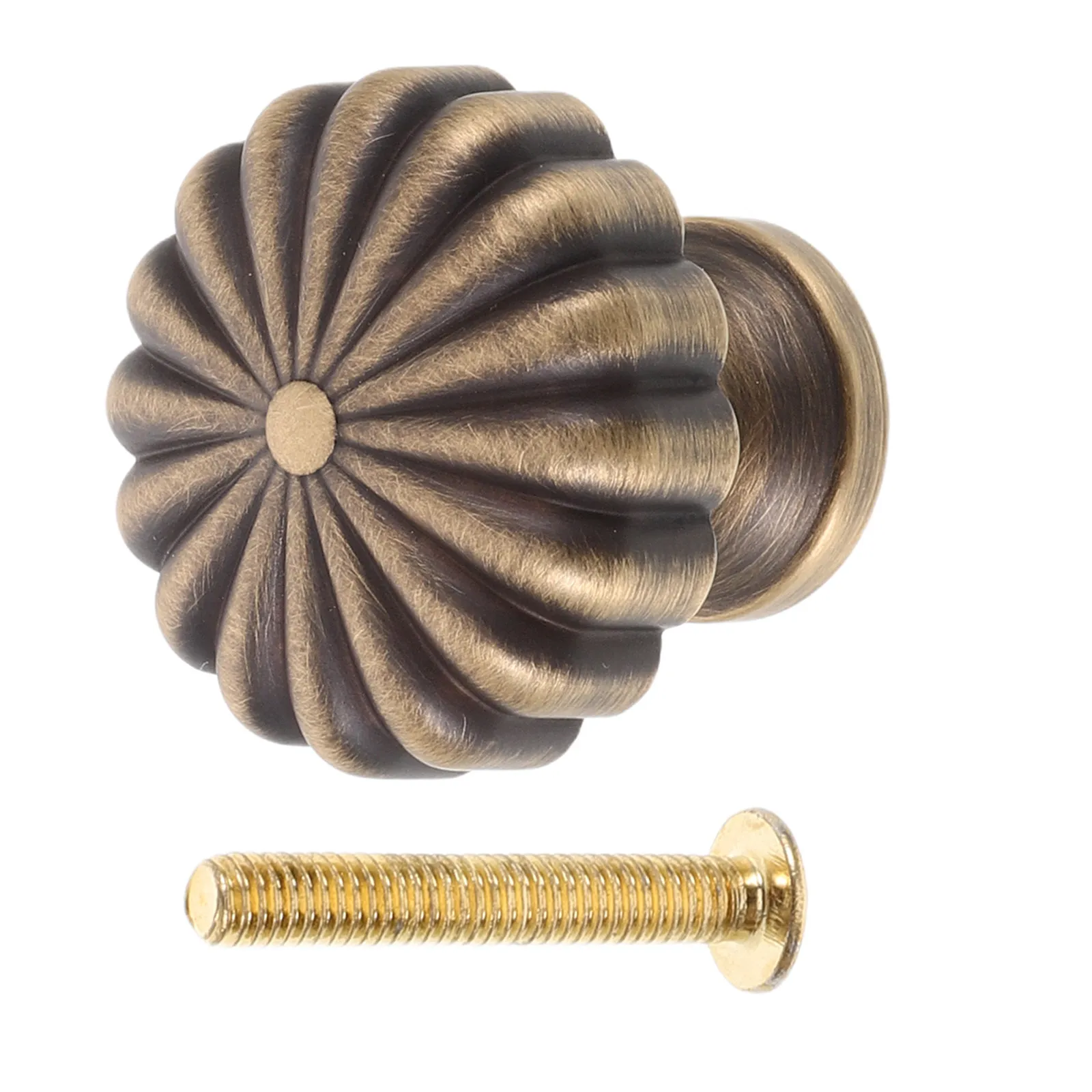 

Vintage Copper Drawer Knobs Circular Cabinet Handle Retro Decorative Pulls Kitchen Dresser Hardware Replacement