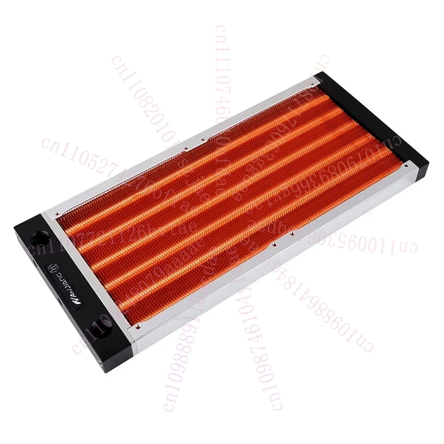 New Craftsman Ultra-thin 17MM Version of The Mighty Warrior Cold Row 120 240 360 Purple Copper A4 Chassis Split Water-cooled