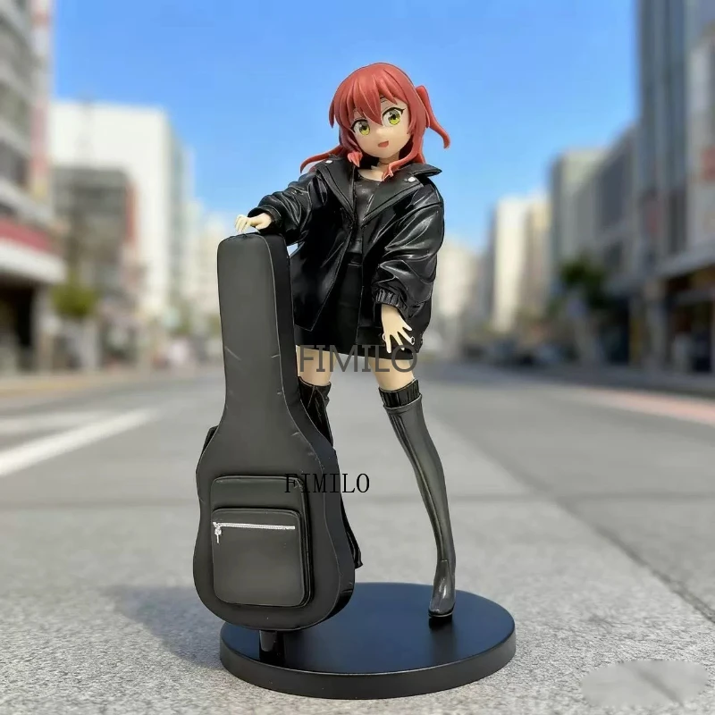 شخصيات أنيمي Bocchi ذا روك الدائمة كيتا Ikuyo Gotoh Hitori دمى الجيتار الشكل البلاستيكية جمع نماذج هدايا عيد الميلاد