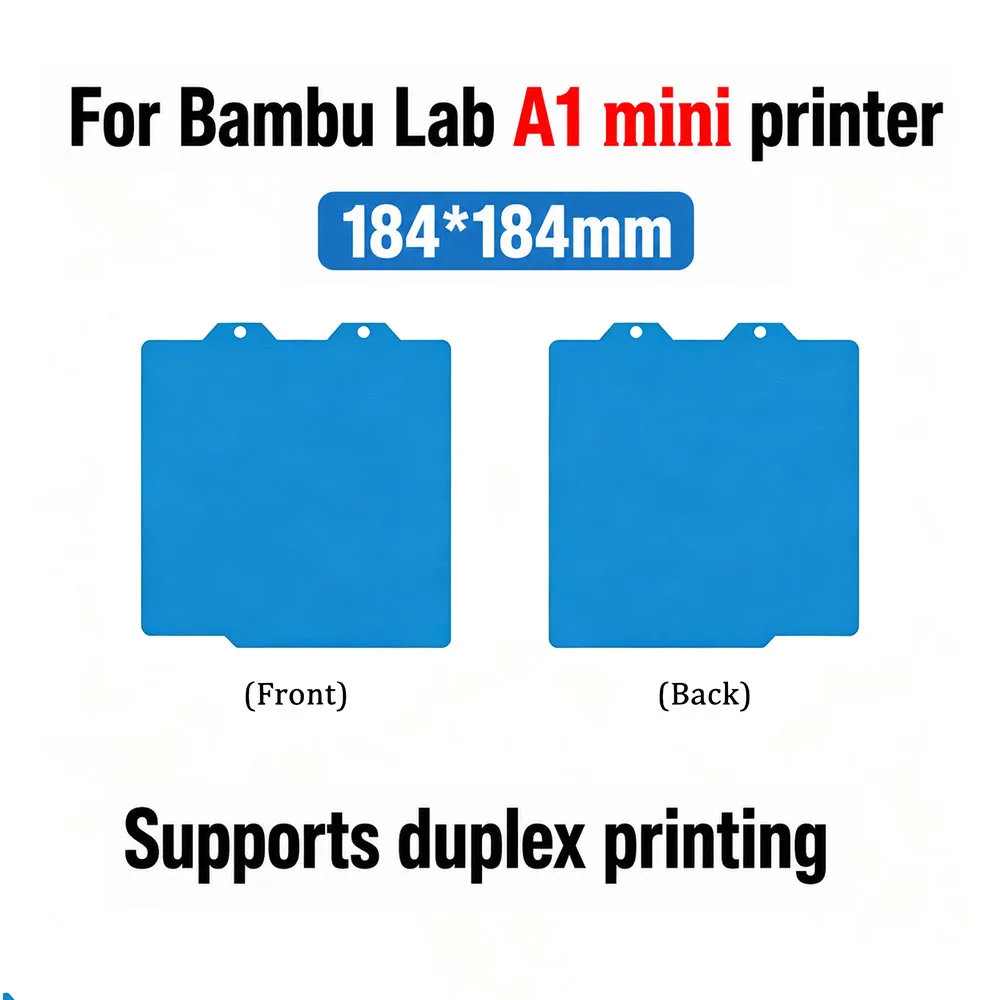 Glacier Cool Plate Flexible Federstahl-Bauplatte für Bambu Lab A1 Mini 3D-Drucker Magnetische Bettplatte Zubehör
