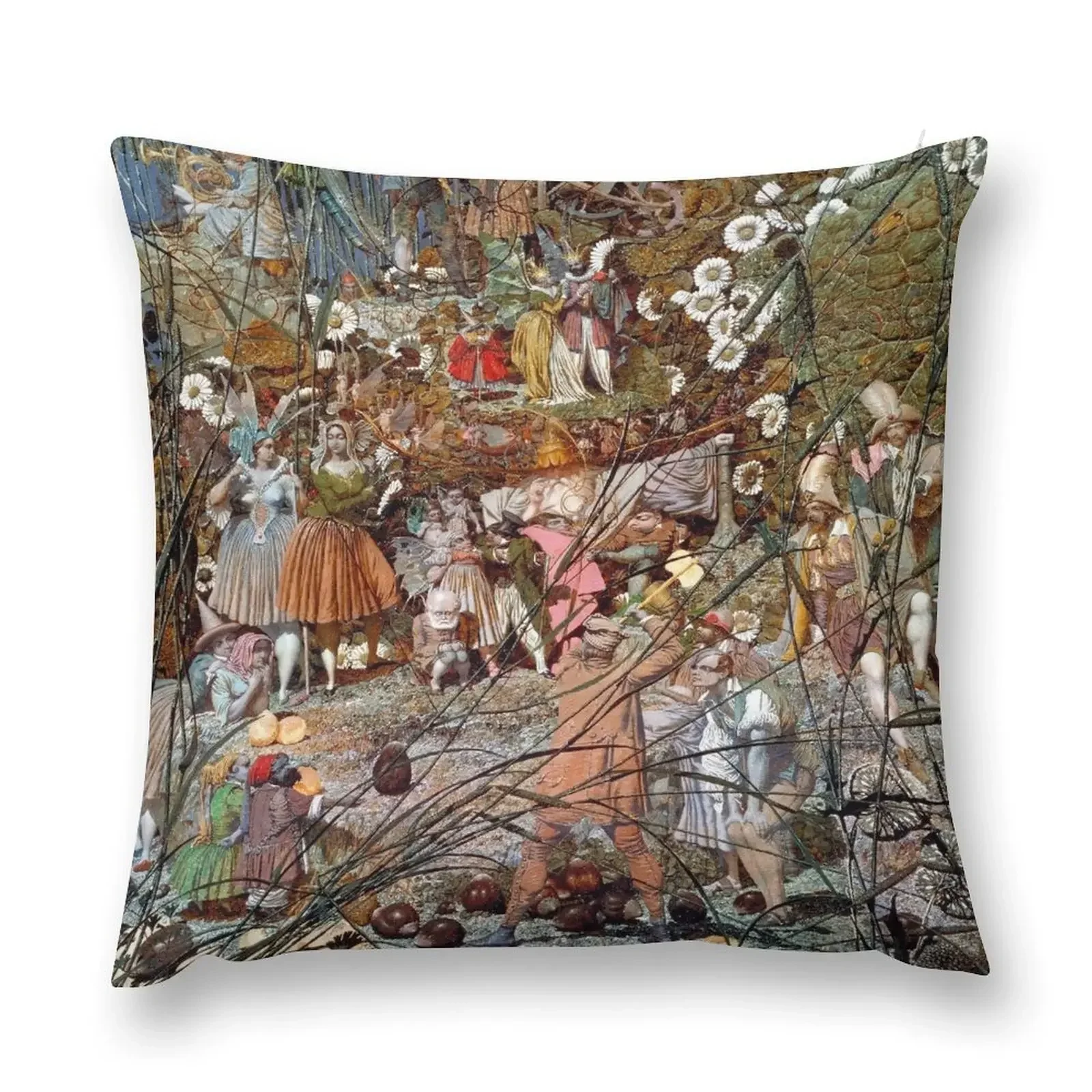 The Fairy Feller's Master Stroke - Richard Dadd Throw Pillow Decorative Cushion Cover luxury home accessories pillow