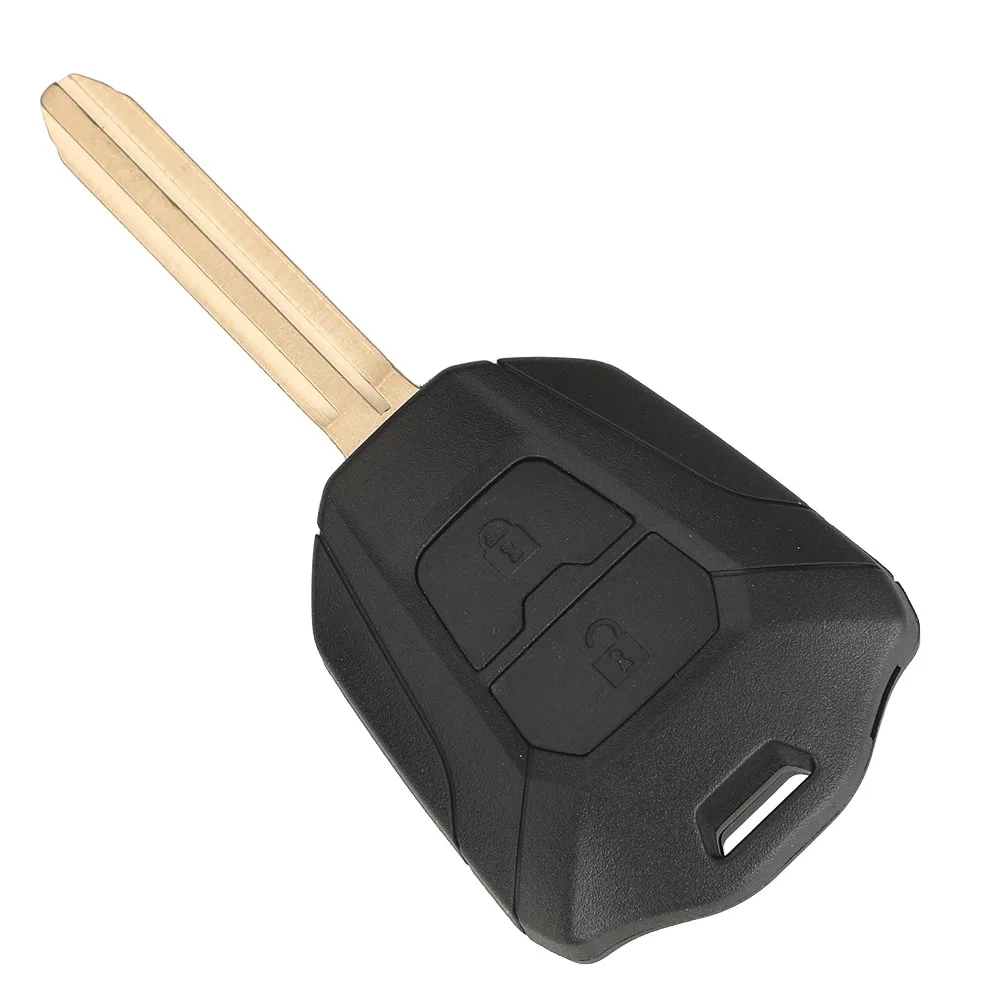 

jingyuqin Remote 2 Buttons Car Key Shell For Isuzu DMAX MUX Truck Remote Control Car Key Fob Housing Case Replacement TOY43