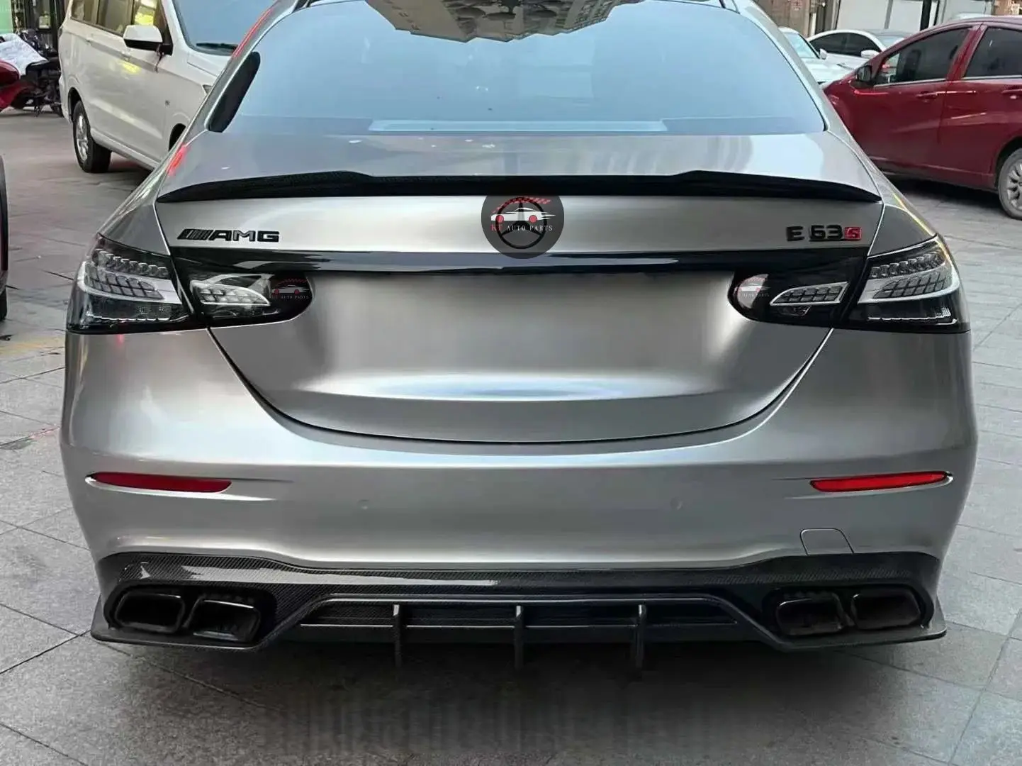 For Mercedes E Class W213 2016-2020 Clear Black Taillight Set OEM Core Custom Venom Style LED Tail Light E300 E350