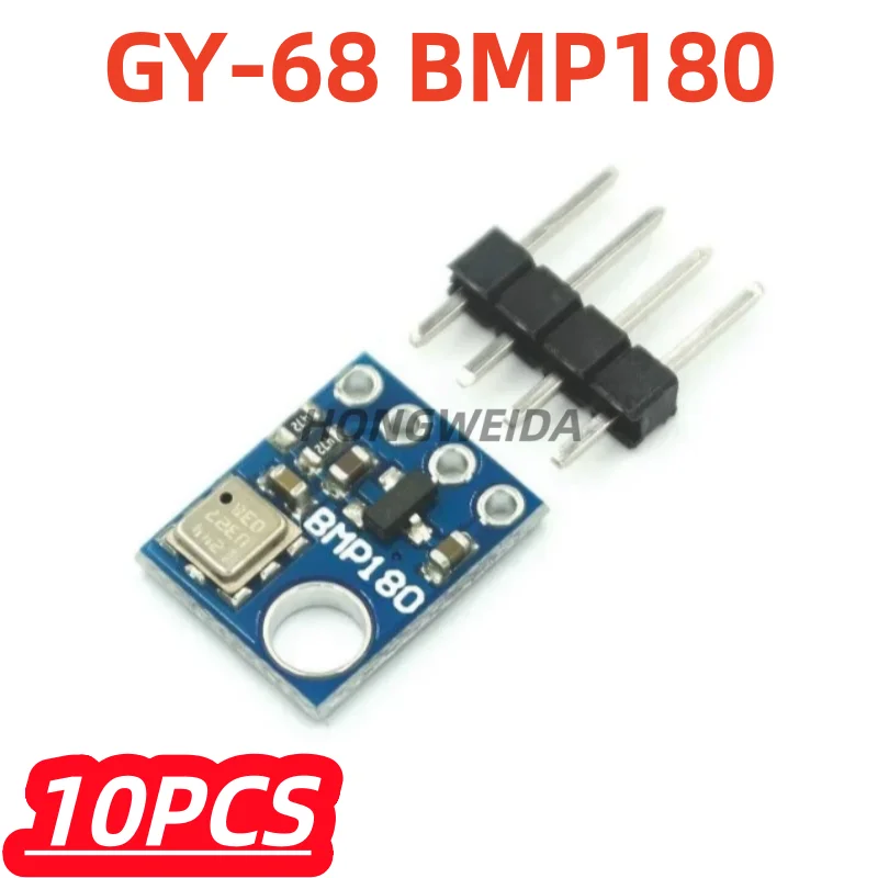 10Pcs/Lo 100% New GY-68 BMP180 New For temperature and Pressure Sensor Module instead of BMP085