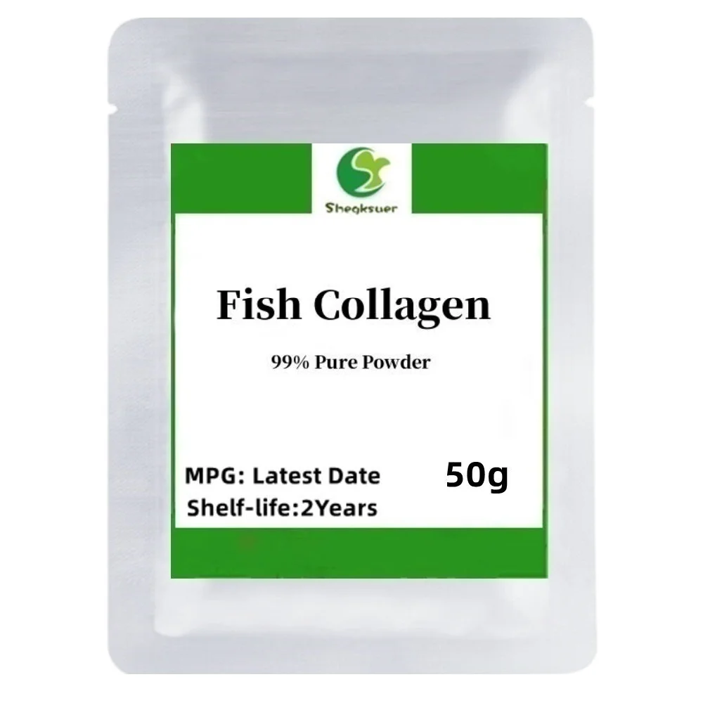 Fish Collagen Peptides, Naturally-sourced Hydrolyzed Protein, Free Shipping 50g-1000g