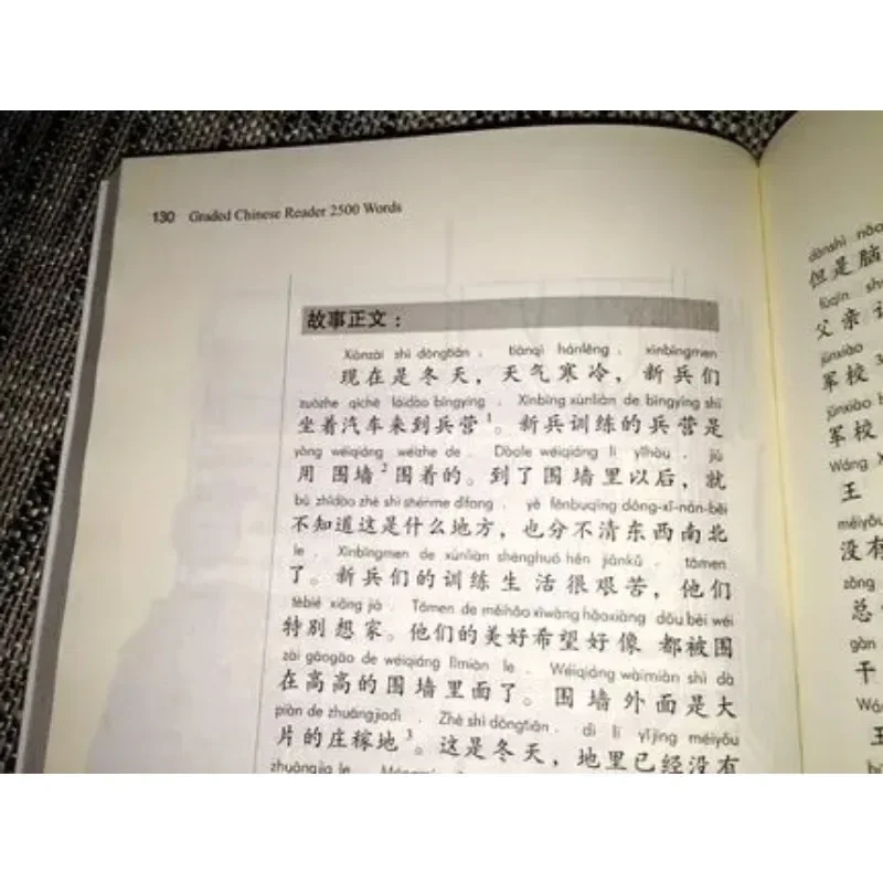 Bilingual Graded Chinese Reader 2500 Words in Chinese and English / HSK Level 5 Reading i Book for Adults Children