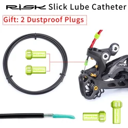 RISK 3M Bicycle Slick Lube Liner Catheter Kits MTB Road Bike Shift Cable Catheter Oil Tube Pipe Housing Brake Inner Cable Line