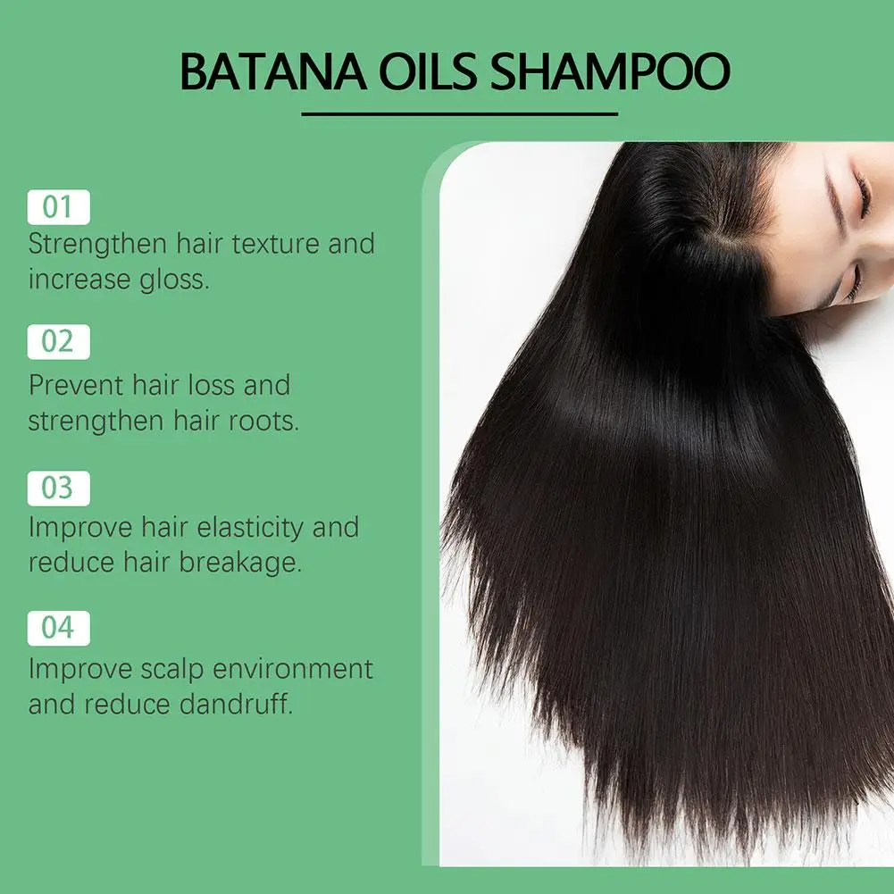 Batana Oil & Rosemary Shampoo, 100ML Batana Shampoo With Rosemary Extract, Nourishing Hair Care & Hair Growth- Soft And Fluffy - view 6