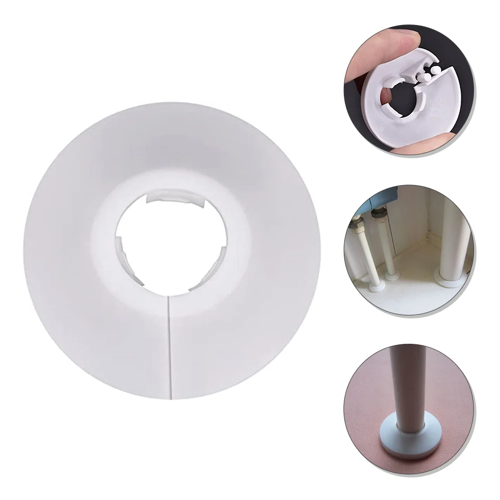 

12 Pcs Pipe Decoration Cover Pipeline Hole Heating Wall Radiator Accessory Round