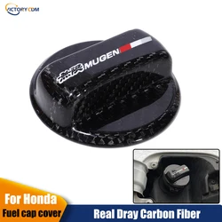 Carbon Fiber Fuel Tank Oil Gas Cap Cover For Honda EG EK Civic Accord FIT JAZZ Mugen Cap Cover