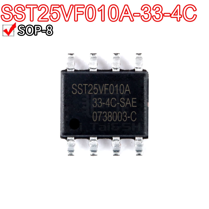 10Pcs Sst25Vf010A-3…