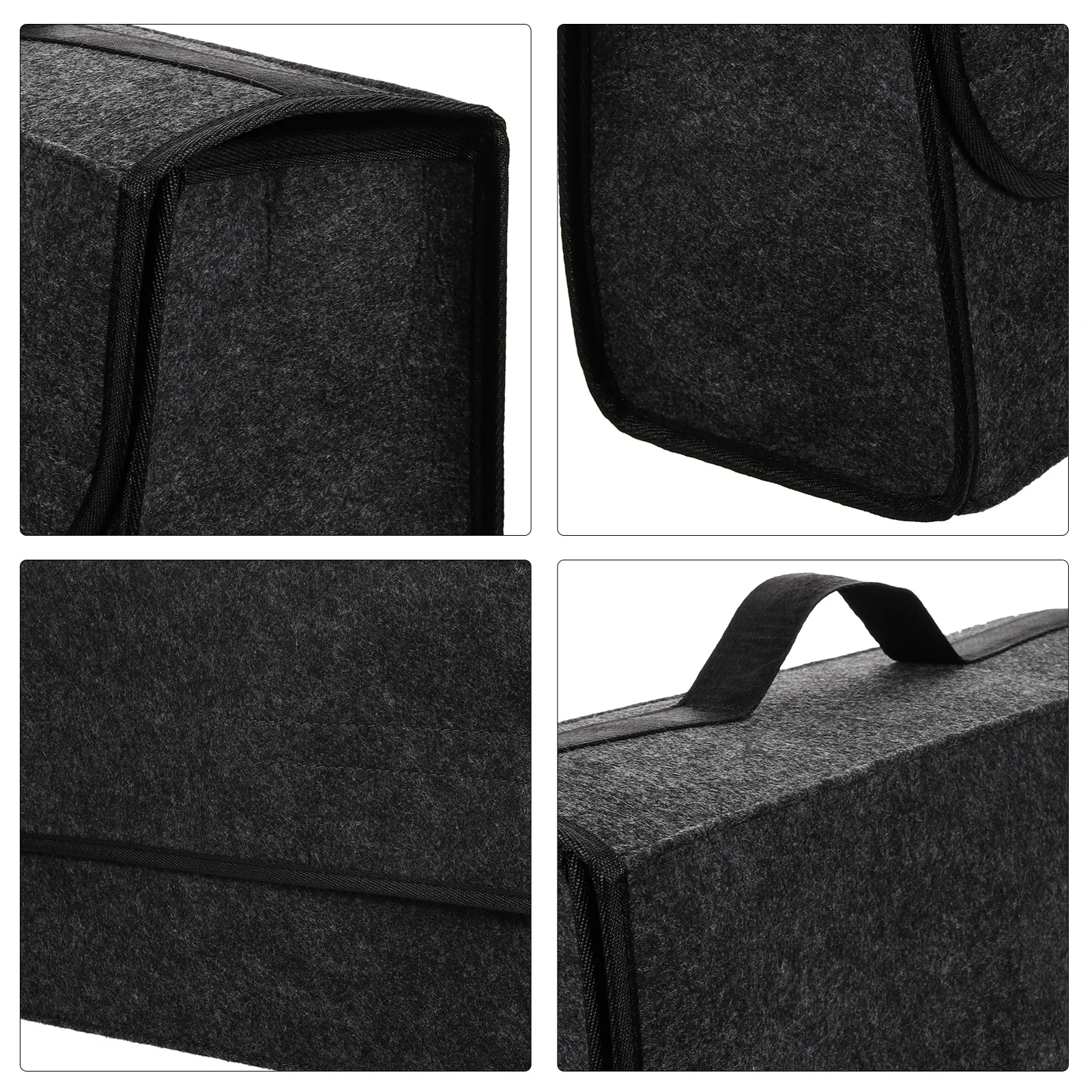 منظم صندوق السيارة القابل للطي، صندوق تخزين السيارة من القماش غير المنسوج عالي التحمل للأدوات والكتب، منظم تلقائي لتوفير المساحة، حل مرتب #1