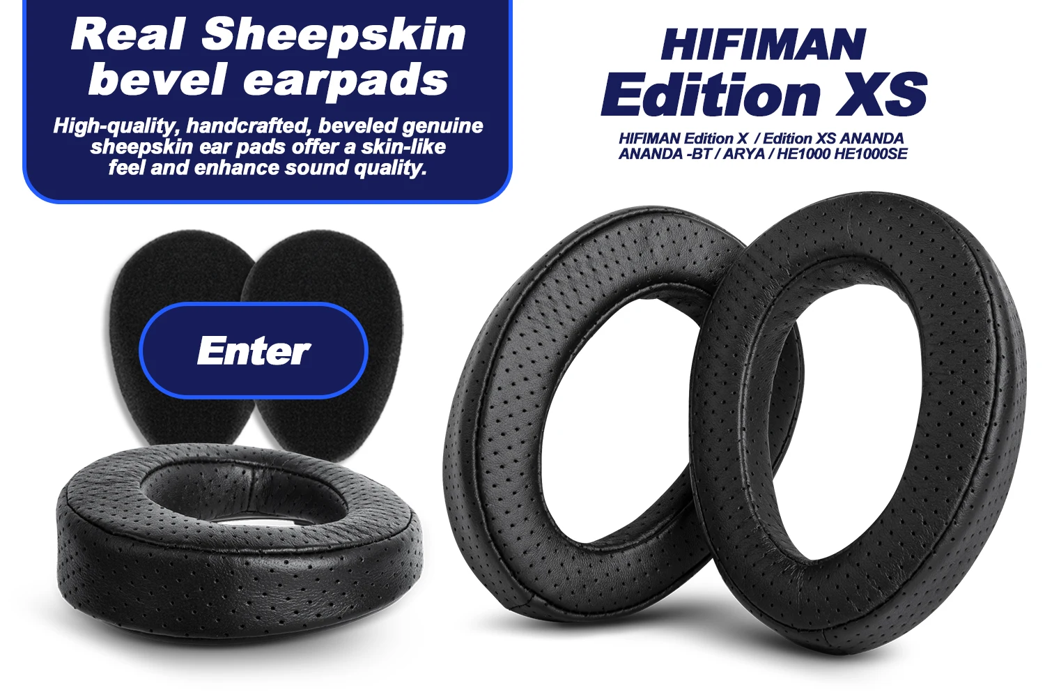 Verbreitertes Kopfband zur Druckentlastung für HIFIMAN HE400SE/V2/Edition XS/DEVA PRO/HE-R9 R10 Kopfhörer Kopfpolster – Detail 1