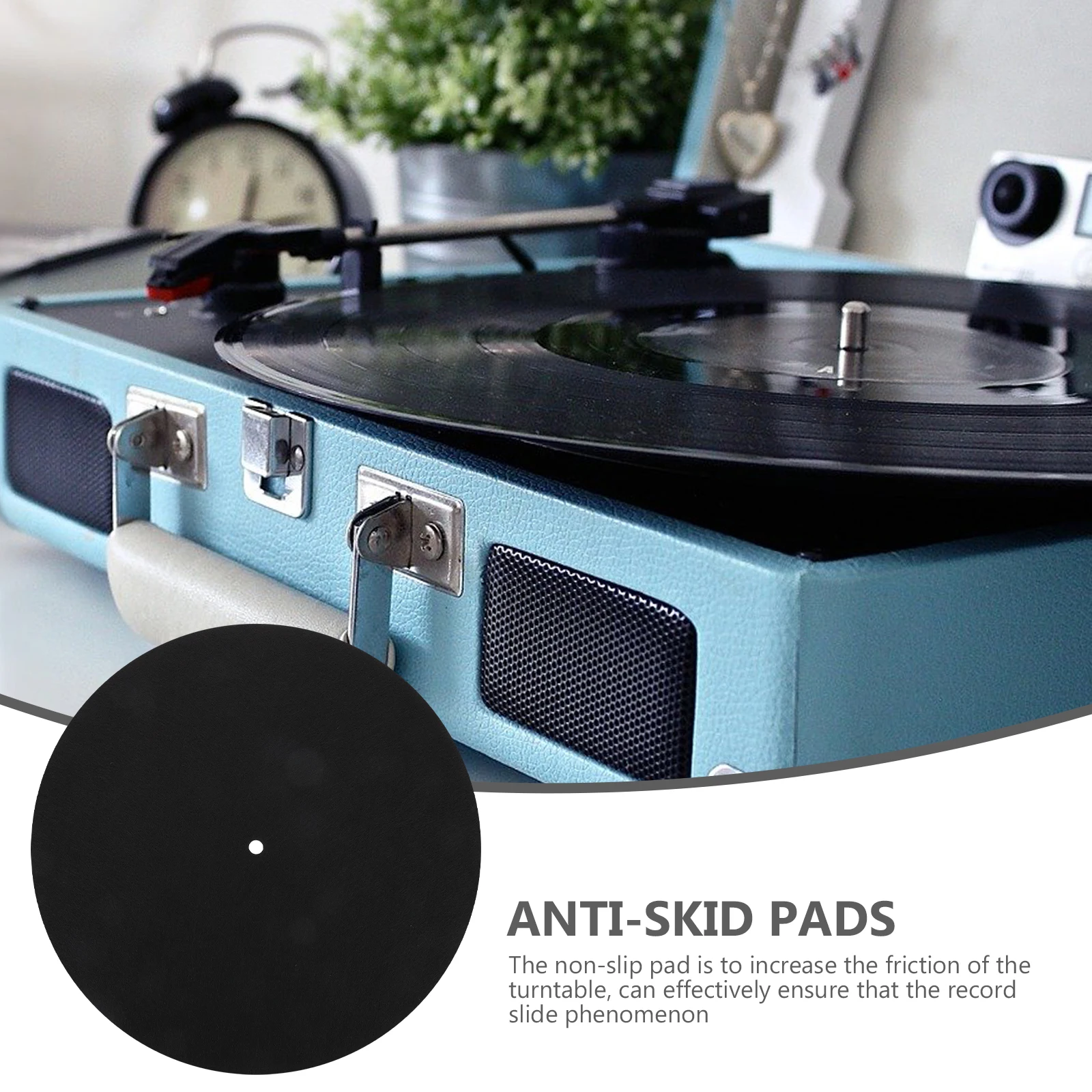 

Record Mat Disc Player Felt Pad for Non-slip Turntable Platter Vinyl Small Slipmat Mats