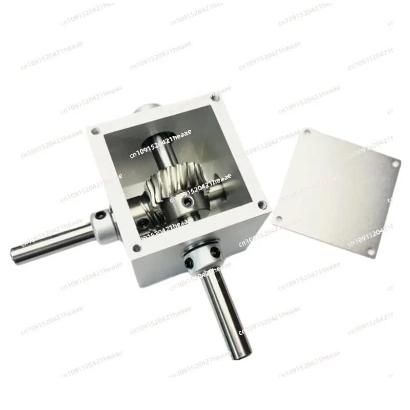 Suitable for 8mm Shaft Aluminum Housing Low Speed Transmission1:5 Ratio 90-Degree Worm Gearbox
