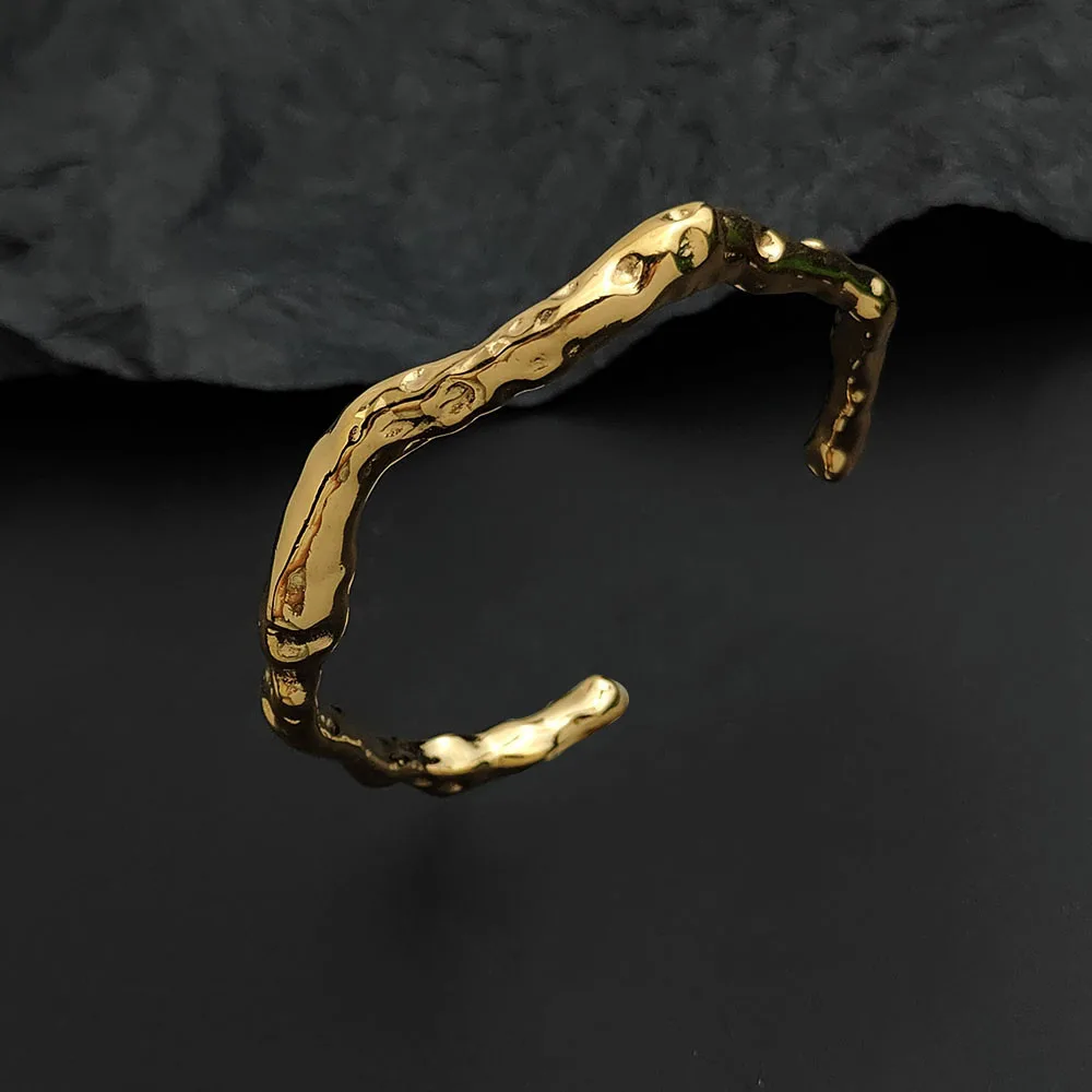 

Creative irregular and incomplete beauty stainless steel women's bracelet, waterproof and rust-free, couple bracelet