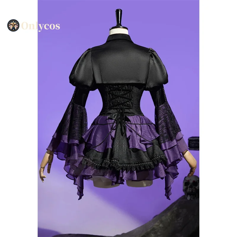 Elizabeth Cosplay Monster Cos High Costume Gothic Dress Anime Character Halloween Carnival Party Prop Onlycos
