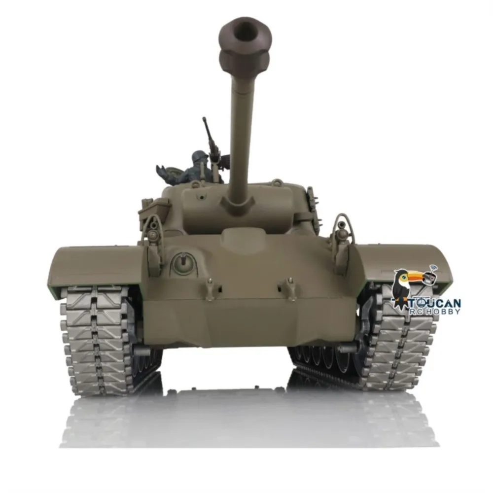 미국 판매 헝롱 1/16 7.0 커스텀 M26 퍼싱 RTR RC 탱크 3838 메탈 트랙 휠