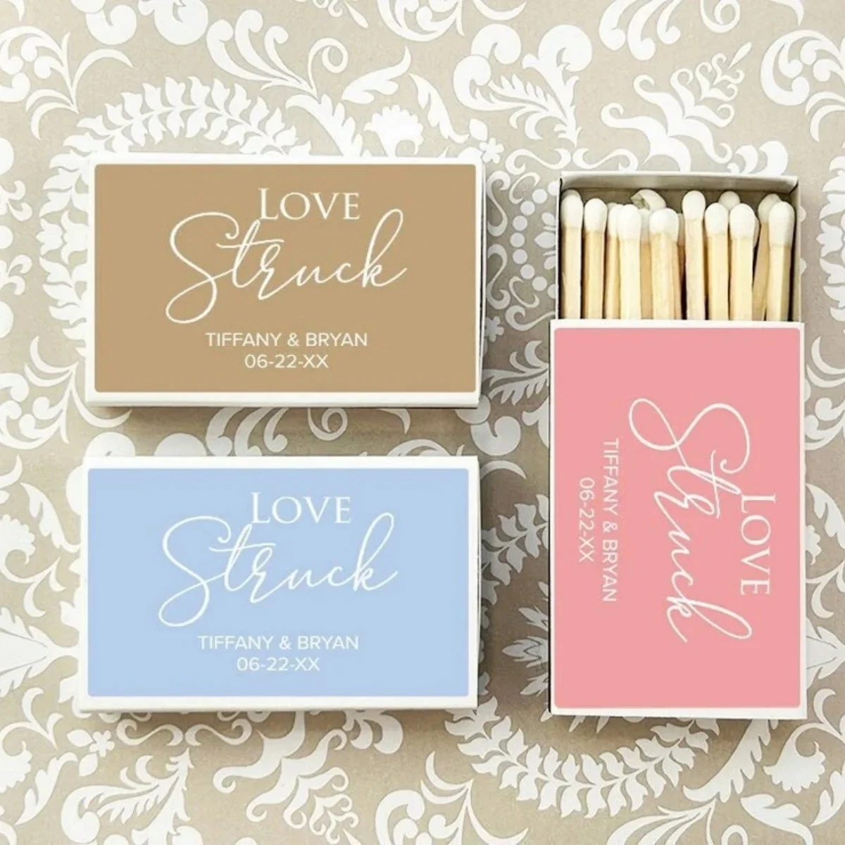 

Свадебные оптовые спички, персонализированные спички с монограммой и цветочным принтом, спички, спички с монограммой письма, сувениры для свадебной вечеринки, S